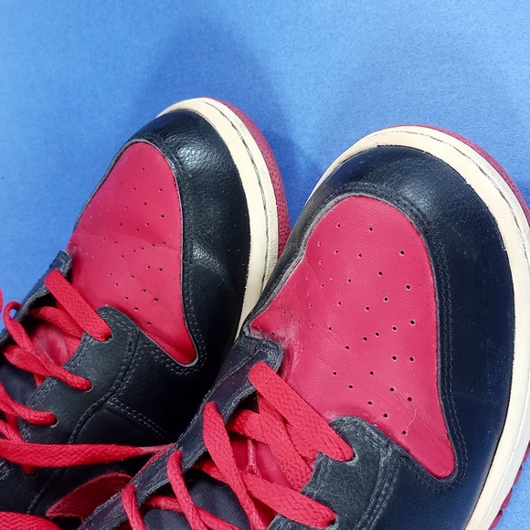 Nike Dunk High Red 317982-051 - Picture 4 of 11